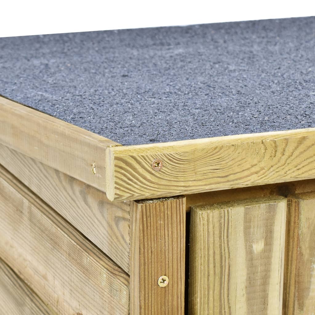 Garden Tool Shed 135x60x123 cm Impregnated Pinewood